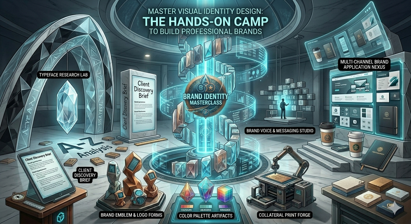 Master Visual Identity Design The Hands-On Camp to Build Professional Brands